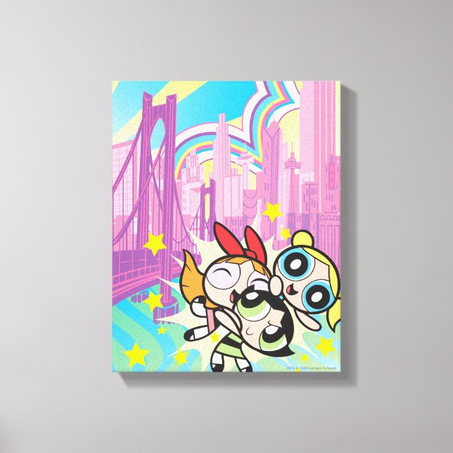 Powerpuff Girls-Regel Leinwanddruck (Vorderseite)