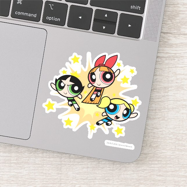 Powerpuff Girls Rett Aufkleber (Detail)