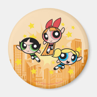 Powerpuff Girls Rettete den Tag Magnet