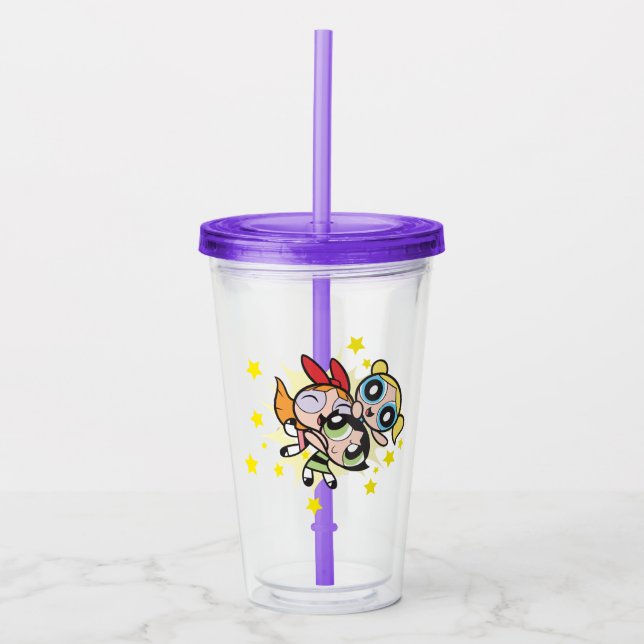 Powerpuff Girls Rule Acryltrinkbecher (Vorderseite)