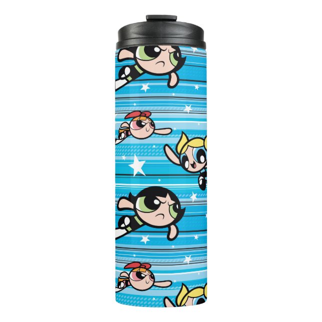 Powerpuff Girls Star Pattern Thermosbecher (Vorderseite)