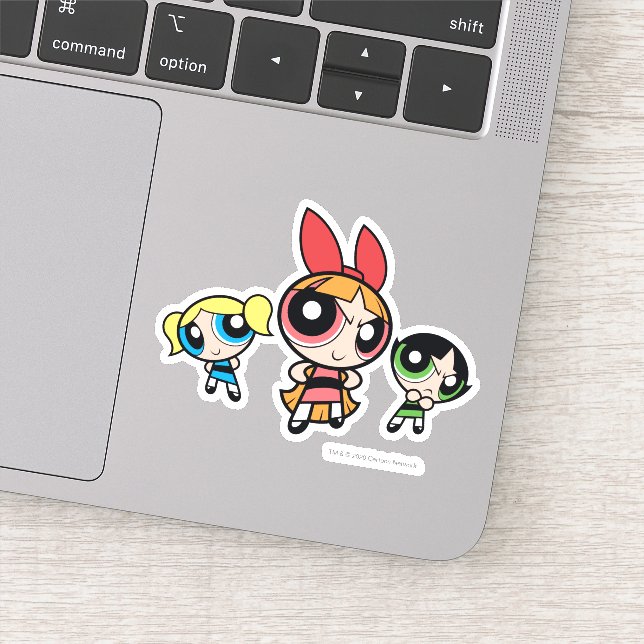 Powerpuff Girls Super Fierce Aufkleber (Detail)