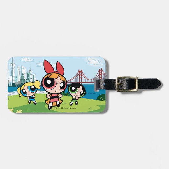 Powerpuff Girls Super Fierce Gepäckanhänger (Vorderseite horizontal)