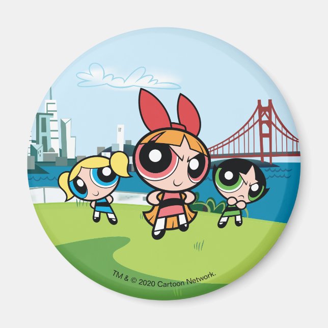 Powerpuff Girls Super Fierce Magnet (Vorne)