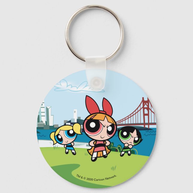 Powerpuff Girls Super Fierce Schlüsselanhänger (Vorderseite)