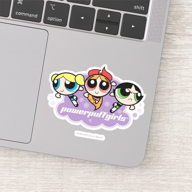 Powerpuff Girls Team Logo Aufkleber (Detail)
