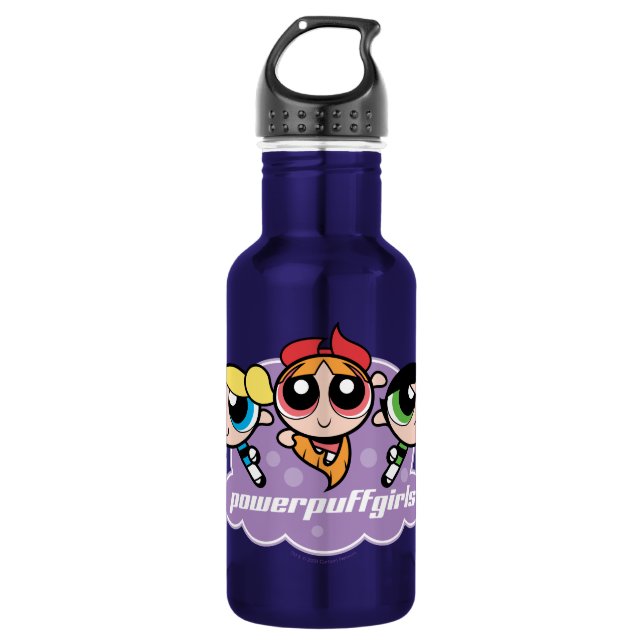 Powerpuff Girls Team Logo Edelstahlflasche (Vorderseite)