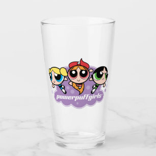 Powerpuff Girls Team Logo Glas