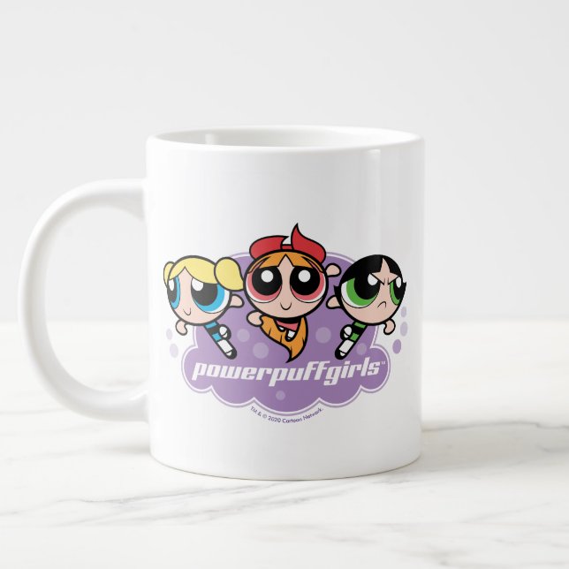 Powerpuff Girls Team Logo Jumbo-Tasse (Links)