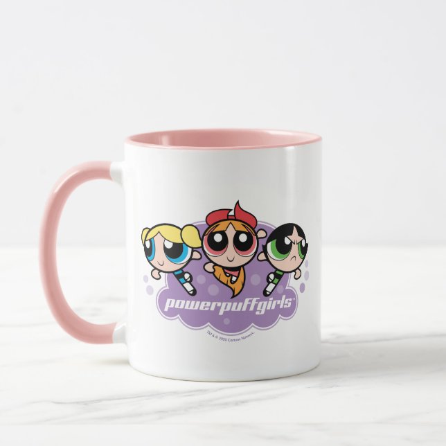 Powerpuff Girls Team Logo Tasse (Links)