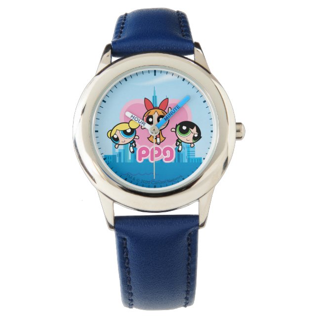 Powerpuff Girls Team Phantastisch Armbanduhr (Vorderseite)