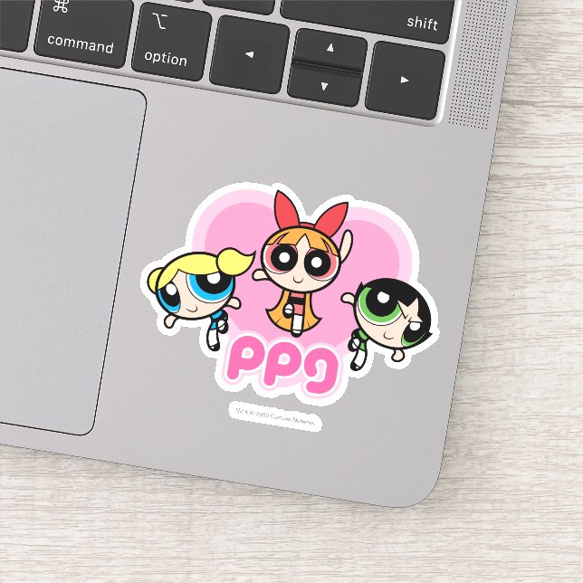 Powerpuff Girls Team Phantastisch Aufkleber (Detail)