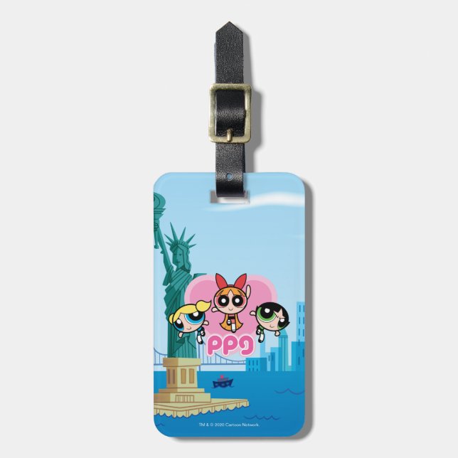 Powerpuff Girls Team Phantastisch Gepäckanhänger (Vorderseite vertikal)