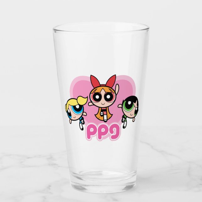 Powerpuff Girls Team Phantastisch Glas (Vorderseite)