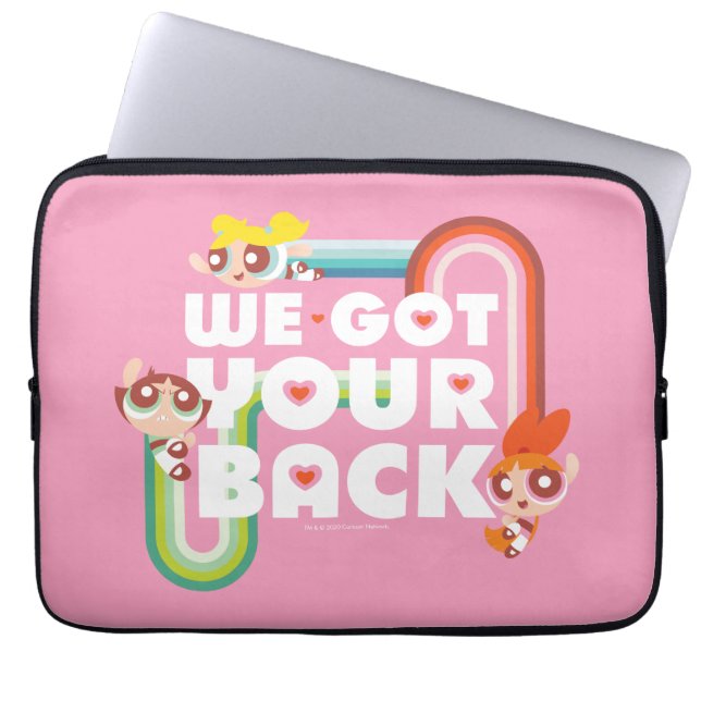 Powerpuff Girls: Wir Got deinen Rücken Laptopschutzhülle (Vorderseite)