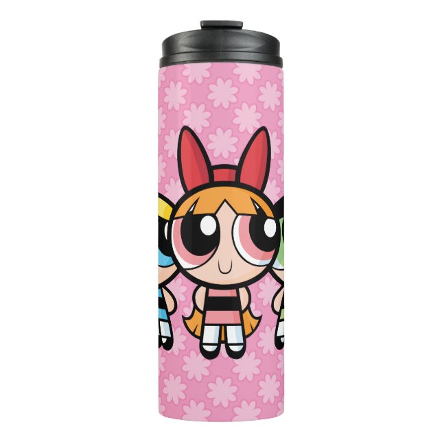 Powerpuff Girls: Zucker, Gewürze und alles Gute Thermosbecher (Vorderseite)