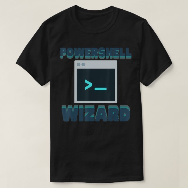 Powershell-Assistent T-Shirt (Design vorne)