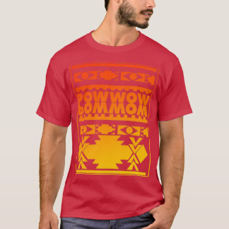 PowerWow Native American Pattern Design T-Shirt