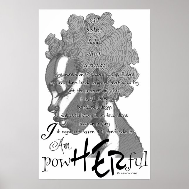 powHERful-Poster Poster (Vorne)