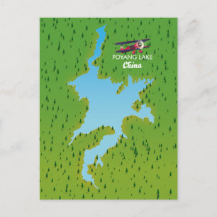 Poyang Lake Einladungspostkarte