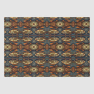 PP 574 Steampunk Fisches Dekoupage 3 von 3 Seidenpapier