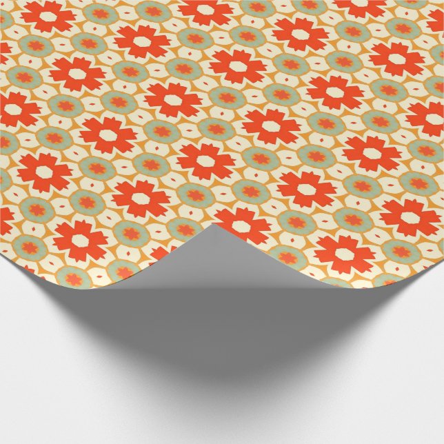 PP 577 Blumen 1 von 3 Geschenkpapier (Ecke)