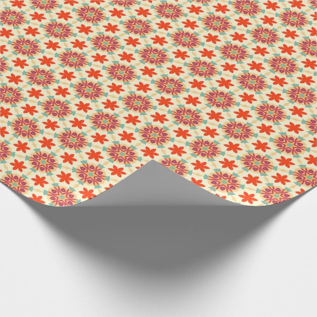 PP 577 Blumen 3 von 3 Geschenkpapier (Ecke)