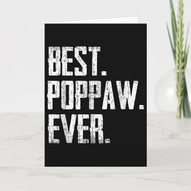 Ppaw Ever - Vater Tee  Karte (Vorderseite)