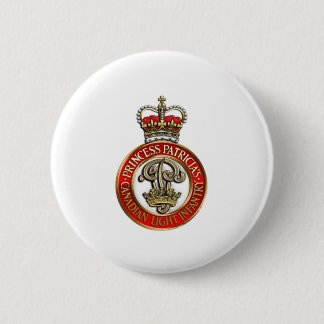 PPCLI Cap Abzeichen auf weißem Untergrund Button