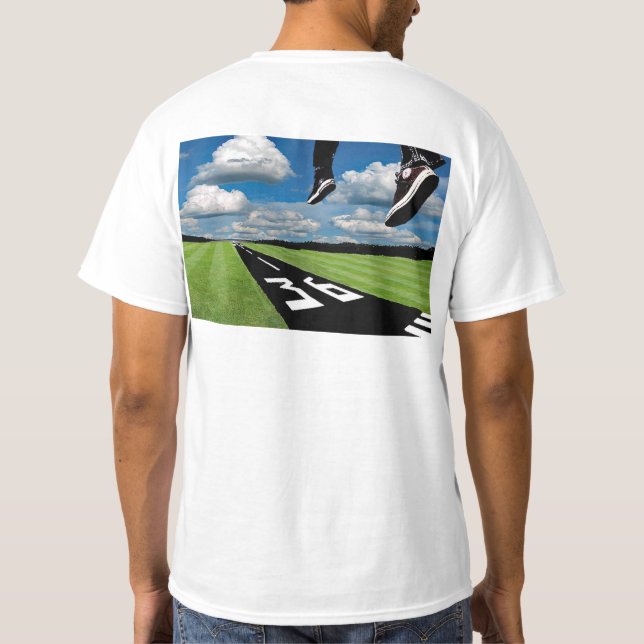 PPG-Pilotjahr 70+ Fliegenfossil T-Shirt (Rückseite)