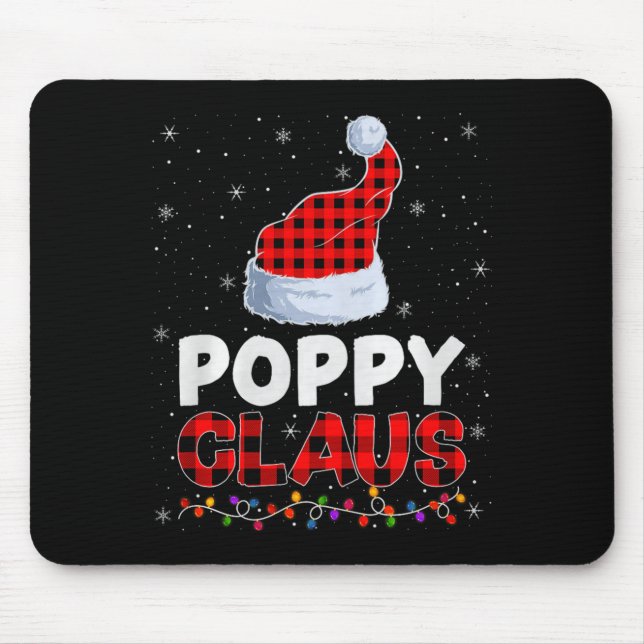 Ppy Claus Christmas Pajamas Santa Matching Family  Mousepad (Vorne)