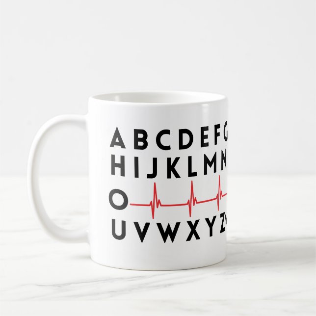 PQRST Nurse Kaffeetasse (Links)