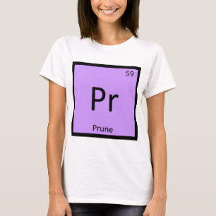 Pr - Backobst Chemie Periodensystem-Symbol T-Shirt
