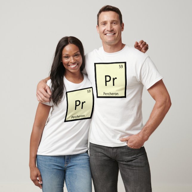 Pr. Percheron Funny Chemistry Element Symbol T-Shi T-Shirt (Unisex)