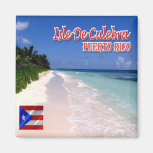 PR - Puerto Rico-Isle De Culebra-Playa de Flamenco Magnet