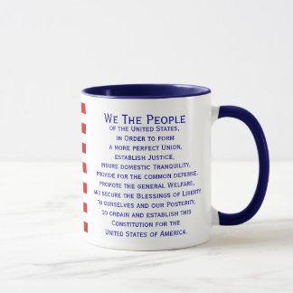 Präambel der Tasse "Verfassung - Flaggen" von Janz