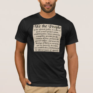 Präambel zur Konstitution der Vereinigten Staaten T-Shirt