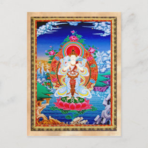 Prabhutaratna Buddha Coole orientalische Padmakuma Postkarte