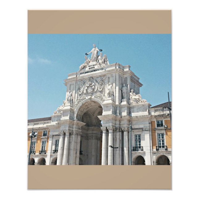 Praça do Comércio Arch Fotodruck (Vorne)