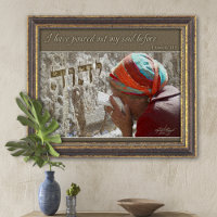 Prachen Woman Western Mauer Mixed Media Art Print