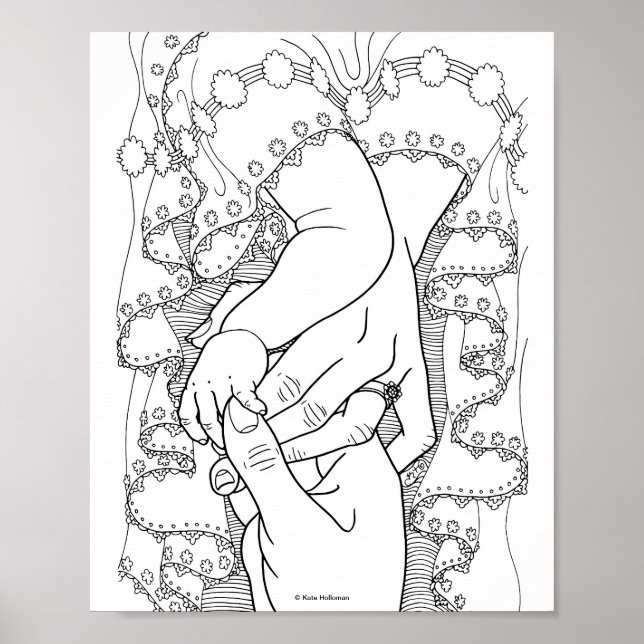 Pracht Familie - Kunstdruck Poster (Vorne)