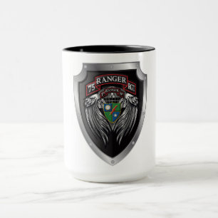 Prächtige 1. Bat 75. Ranger-Regimentsrolle Tasse