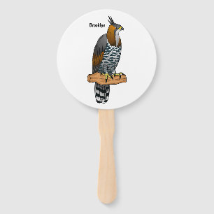 Prächtige Habichtadler-Vogel-Cartoon-Illustration Fächer