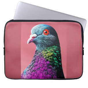 Prächtige Taubenmajestät Lebendiges Realistisches Laptopschutzhülle