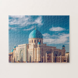 Prächtige Usbekistan-Moschee Türkis Kuppel