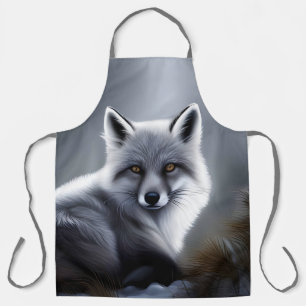 Prächtiger Polarfuchs Schürze