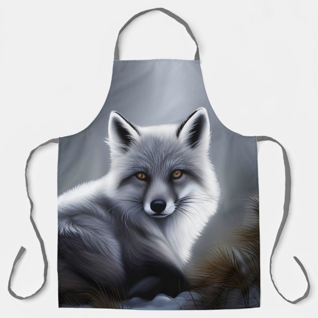 Prächtiger Polarfuchs  Schürze (Vorderseite)