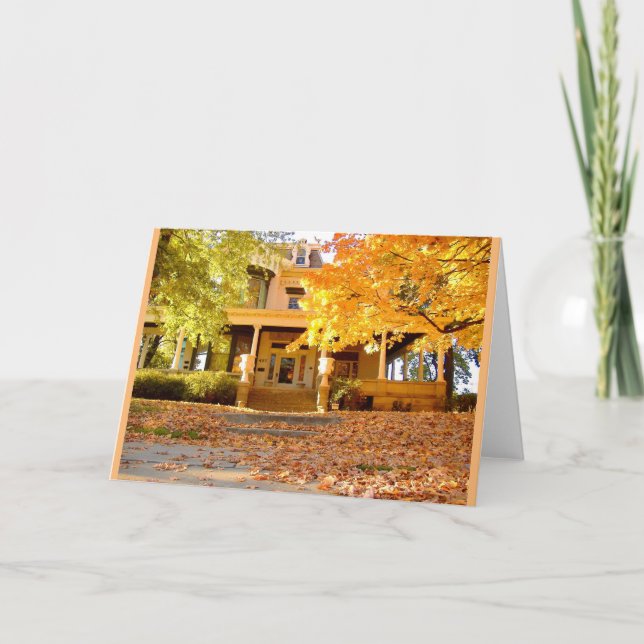 Prächtiges Haus Karte (Vorderseite)