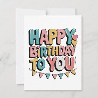Prächtiges Herzlichen Glückwunsch zum Geburtstag Einladung