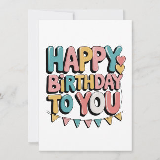 Prächtiges Herzlichen Glückwunsch zum Geburtstag Einladung